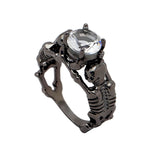 Ghost Evil Skull Skeleton Ring