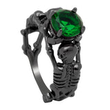 Ghost Evil Skull Skeleton Ring