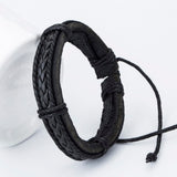 Gothic Fashion Charm Men's Leather Bracelets