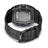 Men Luminous Black Army Skull Watch