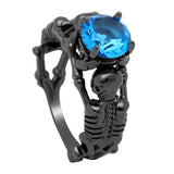 Ghost Evil Skull Skeleton Ring