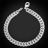 Men Miami Cuban Link Chain Bracelet