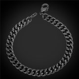 Men Miami Cuban Link Chain Bracelet