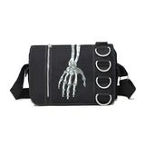 Unisex Skeleton Hand Walking Dead Gothic Bag