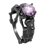 Ghost Evil Skull Skeleton Ring