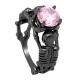 Ghost Evil Skull Skeleton Ring