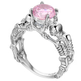 Ghost Evil Skull Skeleton Ring