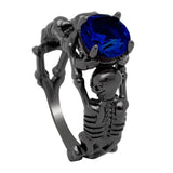 Ghost Evil Skull Skeleton Ring