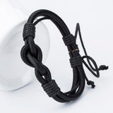 Gothic Fashion Charm Men's Leather Bracelets