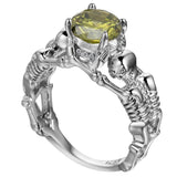 Ghost Evil Skull Skeleton Ring