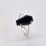 Vintage Punk Gothic Black Ring