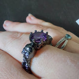 Aesthetic Black Witcher Goth Finger Ring