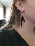 Gothic Bat Wing Punk Earrings