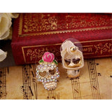 Vintage Skeleton Stud Earrings