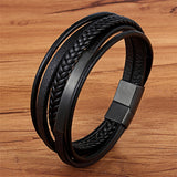 Multi-layer Hand-Woven Men's Bracelet