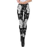 Satan Devil Black Leggings