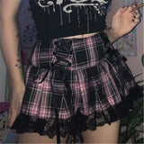 Gothic Grunge Summer Mini Skirt