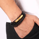 Multi-layer Hand-Woven Men's Bracelet