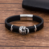 Punk Magnet Skull Bracelet