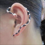 Red Eyes Snake Shape Earring