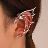 Flying Dragon Clip On Earrings