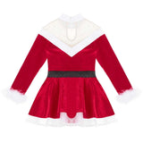 Girl Sequins Santa Claus Costume