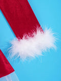 Girl Sequins Santa Claus Costume