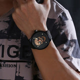 Gothic Fashion Pirate Style Skull Watch For Men