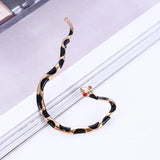 Red Eyes Snake Shape Earring