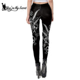 Satan Devil Black Leggings