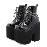 Gothic Platform Women Ankle Booties