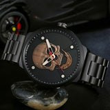 Gothic Fashion Pirate Style Skull Watch For Men