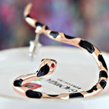 Red Eyes Snake Shape Earring