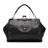 Skull PU Leather Crossbody Bag