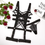 One Piece Bandage Lace Bodysuit