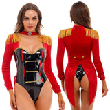 Women Circus Ringmaster Halloween Cosplay Costume