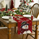 Linen Christmas Table Runner