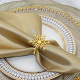 Snowflake Napkin Rings - 6 PCS