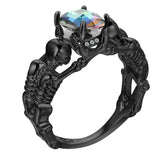 Ghost Evil Skull Skeleton Ring