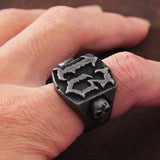 Punk Hip Hop Men's Lucky Number Ring