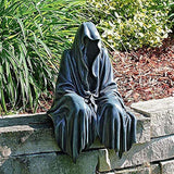 Black Grim Reaper Statue