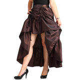 Gothic Irregular Shirring Skirt