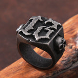 Punk Hip Hop Men's Lucky Number Ring