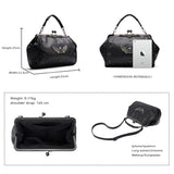 Skull PU Leather Crossbody Bag