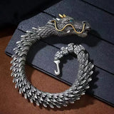 Gothic Dragon Men Bracelet