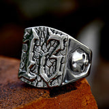 Punk Hip Hop Men's Lucky Number Ring