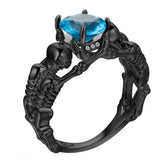 Ghost Evil Skull Skeleton Ring