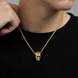 Gothic Men Skull Necklace