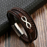 Multi-Layer Men's Leather Bracelet