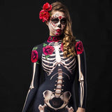 Skeleton Halloween Adult and Kids Jumpsuit